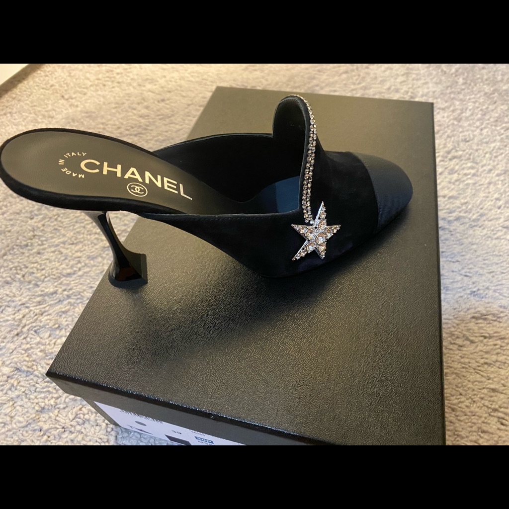 Brand NewBrand New Chanel Mule Heels Size 39 Fits Size 8